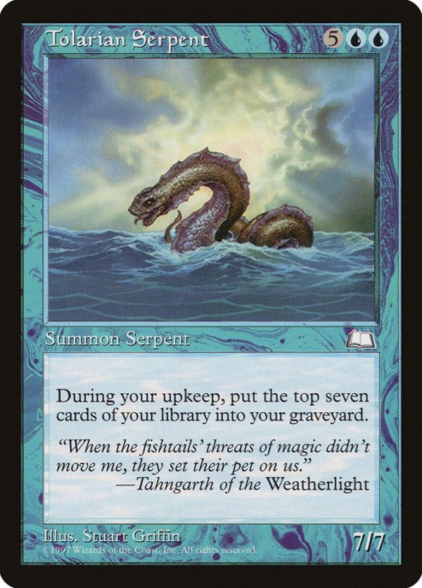 Tolarian Serpent [Weatherlight] Online now