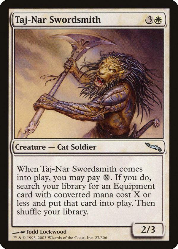 Taj-Nar Swordsmith [Mirrodin] Sale