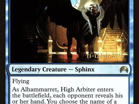 Alhammarret, High Arbiter [Magic Origins Prerelease Promos] For Sale