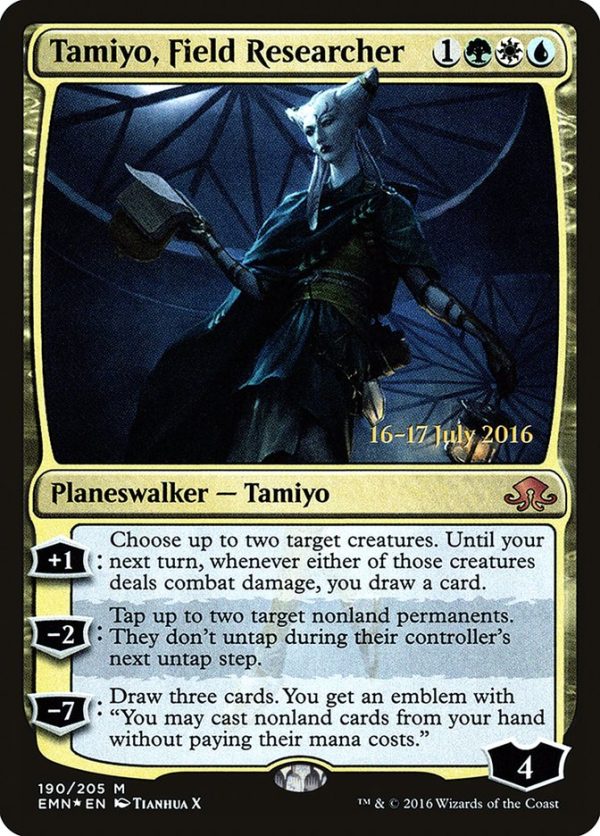 Tamiyo, Field Researcher [Eldritch Moon Prerelease Promos] Hot on Sale