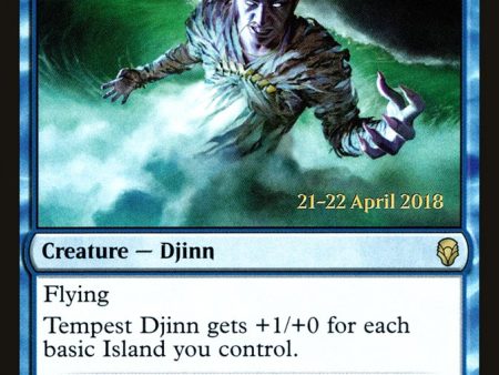 Tempest Djinn [Dominaria Prerelease Promos] Cheap