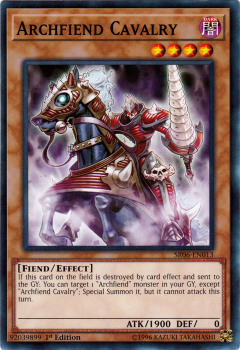 Archfiend Cavalry [SR06-EN013] Common Hot on Sale