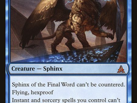 Sphinx of the Final Word [Oath of the Gatewatch] Discount