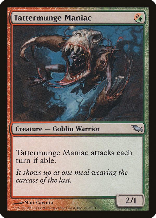 Tattermunge Maniac [Shadowmoor] For Discount