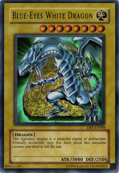 Blue-Eyes White Dragon [DB1-EN098] Ultra Rare For Discount