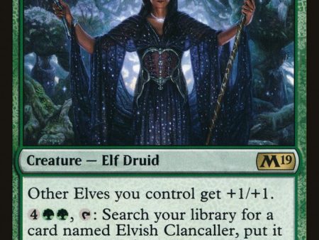 Elvish Clancaller [Core Set 2019] on Sale