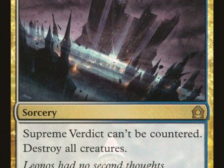 Supreme Verdict (Buy-A-Box) [Return to Ravnica Promos] For Discount