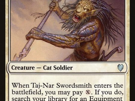 Taj-Nar Swordsmith [Commander 2017] For Sale