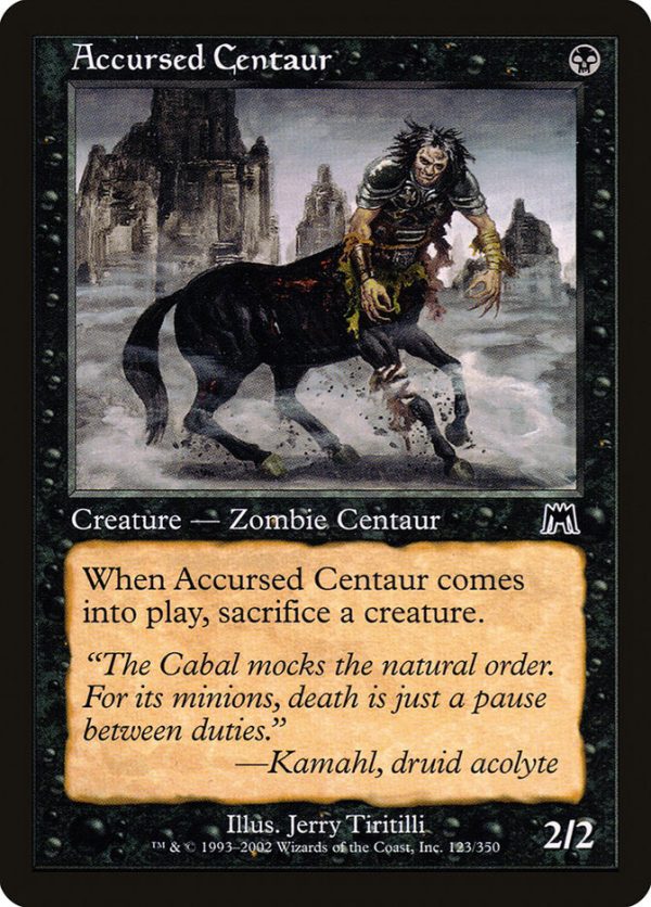 Accursed Centaur [Onslaught] Online