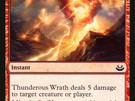 Thunderous Wrath [Modern Masters 2017] For Discount