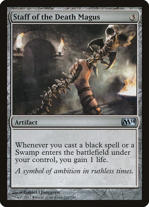 Staff of the Death Magus [Magic 2014] For Discount