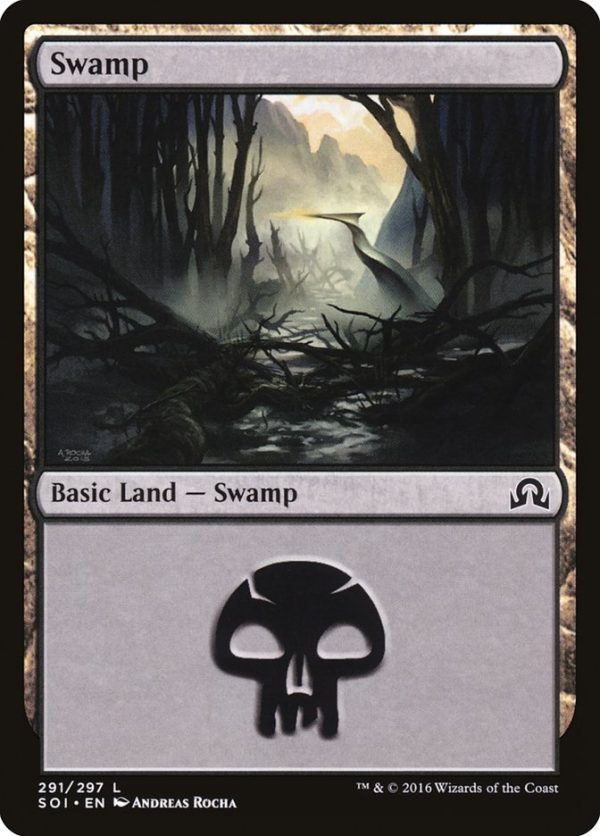 Swamp (291) [Shadows over Innistrad] Hot on Sale