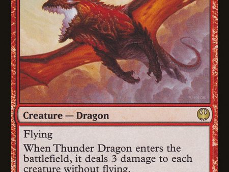 Thunder Dragon [Duel Decks: Knights vs. Dragons] Online now