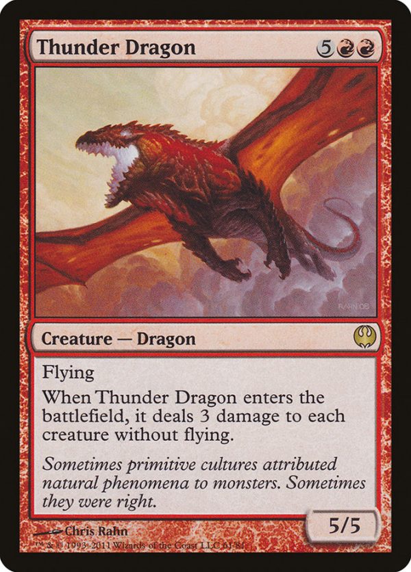 Thunder Dragon [Duel Decks: Knights vs. Dragons] Online now