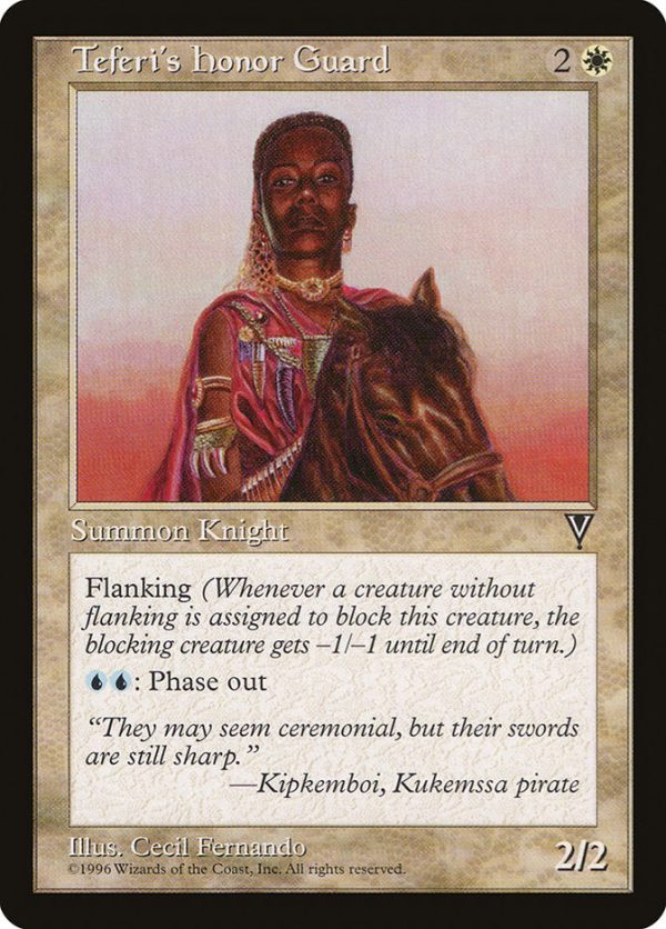 Teferi s Honor Guard [Visions] Online Sale