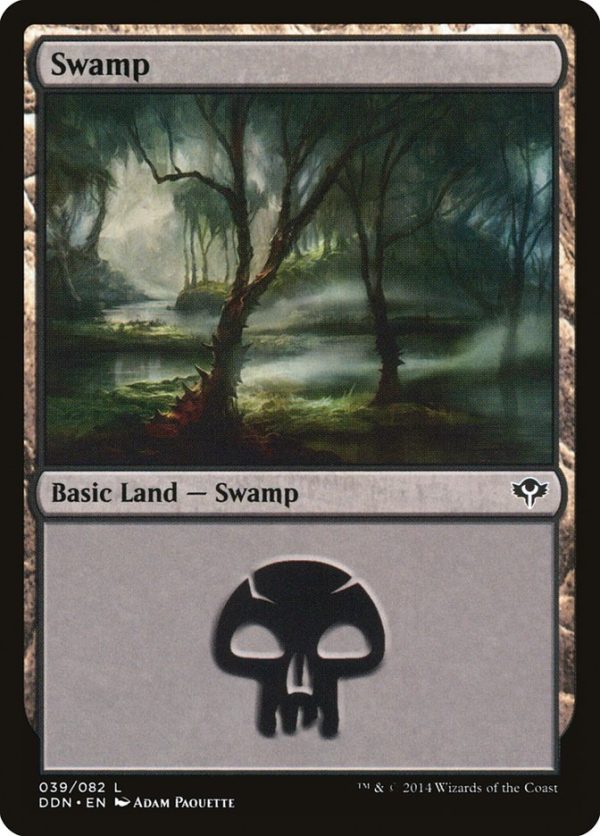 Swamp (39) [Duel Decks: Speed vs. Cunning] on Sale