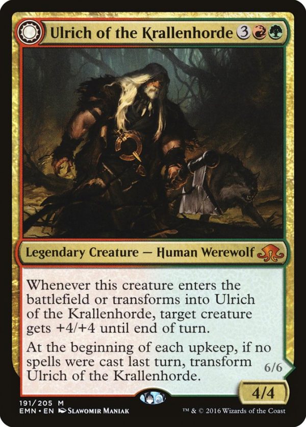 Ulrich of the Krallenhorde    Ulrich, Uncontested Alpha [Eldritch Moon] Online Sale