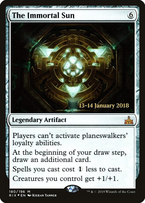 The Immortal Sun [Rivals of Ixalan Prerelease Promos] Online now