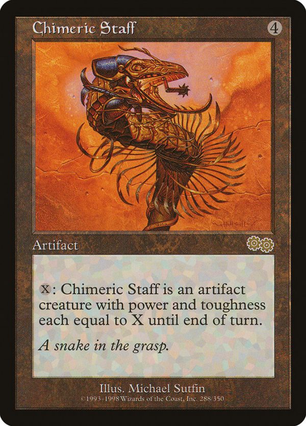 Chimeric Staff [Urza s Saga] For Sale