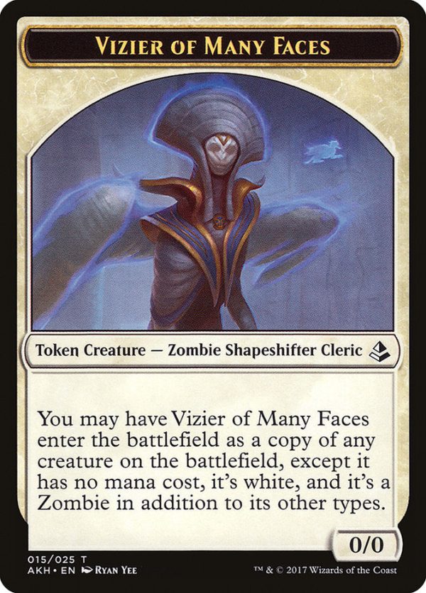 Vizier of Many Faces Token [Amonkhet Tokens] For Discount