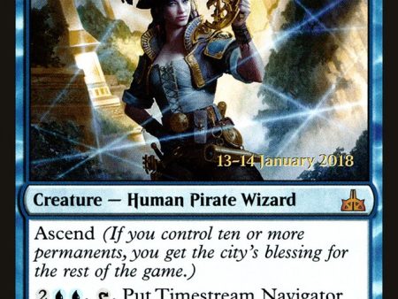 Timestream Navigator [Rivals of Ixalan Prerelease Promos] Hot on Sale