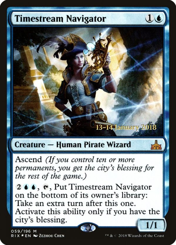 Timestream Navigator [Rivals of Ixalan Prerelease Promos] Hot on Sale