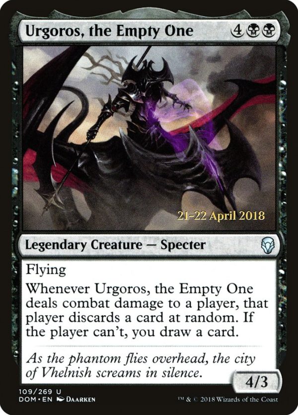 Urgoros, the Empty One [Dominaria Prerelease Promos] Hot on Sale