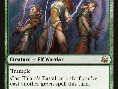 Talara s Battalion [Duel Decks: Mind vs. Might] Supply