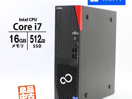 デスクトップPC 富士通 ESPRIMO D7012 NW FMVD5800RD Core i7-13700 16GB SSD512GB DVD マルチ 11Pro 良品中古 パソコン 2023年モデル Online Hot Sale