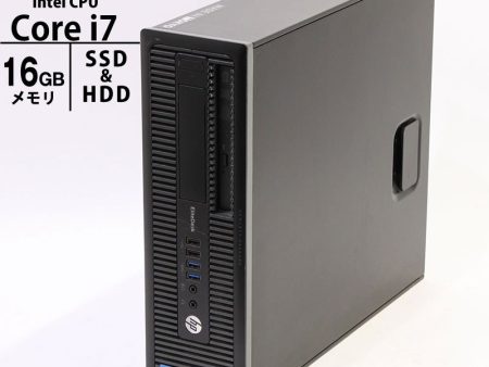 デスクトップ PC HP EliteDesk 800 G1 SFF J4K65PA#ABJ Core i7-4790 メモリ16GB SSD240GB + HDD500GB DVD マルチ Win10 良品良品 パソコン Online now