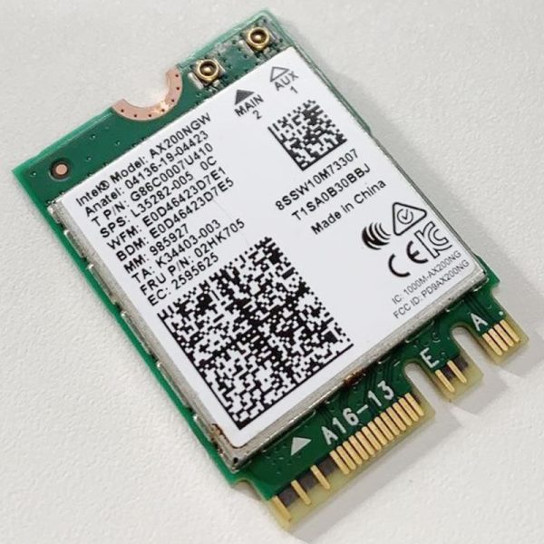 【中古】Intel Dual Band Wireless-AX AX200 [AX200NGW] Supply