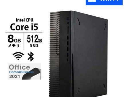 デスクトップPC dynaDesk DT200 V A613KVB8P52B Core i5-12500 メモリ8GB SSD 512GB 無線LAN 11Pro Office 2021 新品 コンパクト 2022年モデル Sale