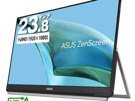 モバイルモニター ASUS 23.8インチ ZenScreen MB249C フルHD 1920x1080 フレームレスパネル ノングレア スピーカー IPSパネル リファビッシュ　USB-C HDMI 入力 Hot on Sale